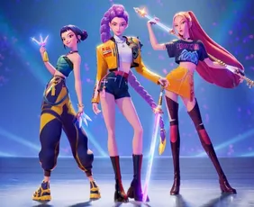 Imagem ilustrativa da imagem 'Guerreiras do K-Pop' vence Oscar de Melhor Animação