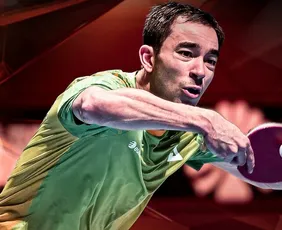 Imagem ilustrativa da imagem Hugo Calderano fica com bronze na Copa do Mundo de tênis de mesa