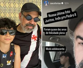 Imagem ilustrativa da imagem Humorista publica homenagem para filho morto em acidente com bike elétrica