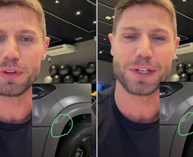 Imagem ilustrativa da imagem Jonas, do BBB 26, sofre acidente de carro em SP: 'Está tudo bem, graças a Deus'