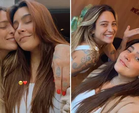 Imagem ilustrativa da imagem Lauana Prado e Tati Dias anunciam reconciliação: 'Só uma pausa'