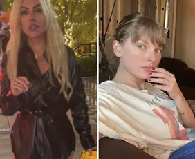 Imagem ilustrativa da imagem Liziane Gutierrez para carro de Taylor Swift e é retirada por seguranças