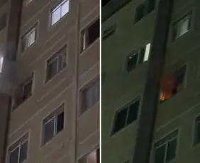 Imagem ilustrativa da imagem Máquina de lavar causa incêndio em apartamento em Vila Velha