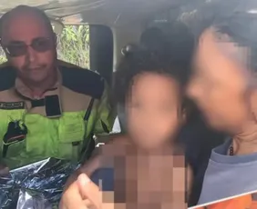 Imagem ilustrativa da imagem Menina de 4 anos que desapareceu em região de mata é encontrada em MG