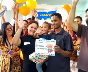 Imagem ilustrativa da imagem Menino de 3 anos internado com Meningite B recebe alta