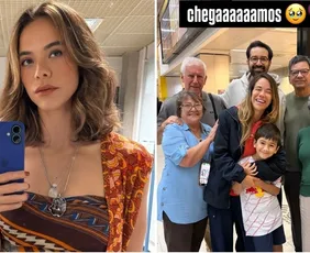 Imagem ilustrativa da imagem Miá Mello desembarca no Brasil após ficar presa 11 dias no Catar