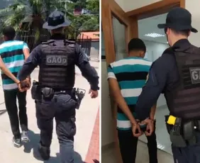 Imagem ilustrativa da imagem Motociclista foragido por roubo é preso durante corrida por aplicativo em Vitória