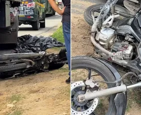 Imagem ilustrativa da imagem Motociclista morre atropelado por carreta na BR-101 em Viana