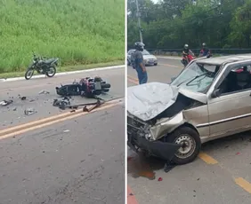 Imagem ilustrativa da imagem Motociclista morre em acidente envolvendo 4 veículos na Serafim Derenzi, em Vitória