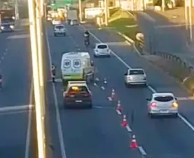 Imagem ilustrativa da imagem Mulher morre atropelada na Rodovia do Contorno, em Cariacica