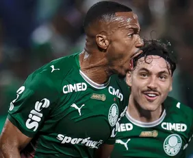 Imagem ilustrativa da imagem Palmeiras bate Grêmio com dois gols de herói improvável e mantém liderança