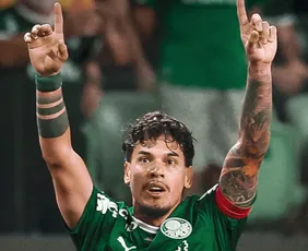 Imagem ilustrativa da imagem Palmeiras tem expulso, mas segura Athletico e mantém gordura na liderança