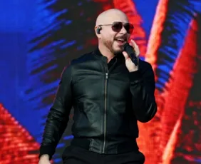 Imagem ilustrativa da imagem Pitbull convoca fãs para recorde de maior reunião de pessoas com toucas carecas