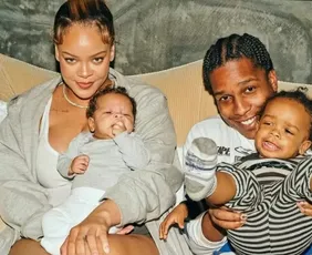 Imagem ilustrativa da imagem Rihanna detalha como reagiu para salvar os filhos durante ataque a tiros à sua casa