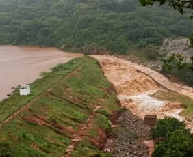 Imagem ilustrativa da imagem Risco de rompimento de barragem gera ordem de evacuação para cidade de MG