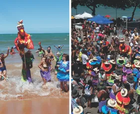 Imagem ilustrativa da imagem Tradição de 68 anos colore o mar de Manguinhos