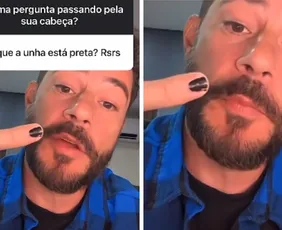 Imagem ilustrativa da imagem Unha preta: Evaristo Costa explica motivo emocionante por trás de novo hábito