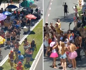 Imagem ilustrativa da imagem VÍDEOS | Bloco Subúrbio abre a folia no Centro de Vitória