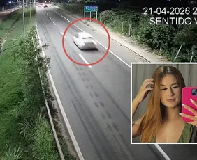 Imagem ilustrativa da imagem Vídeo mostra que carro onde estava jovem que morreu no ES disputava racha