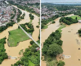 Imagem ilustrativa da imagem Apac coloca Rio Capibaribe e outros dois em alerta; 7 cidades em risco de inundação