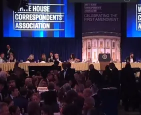 Imagem ilustrativa da imagem Atirador disparou dentro do hotel de jantar de correspondentes com Trump