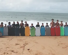 Imagem ilustrativa da imagem Bodyboarding vira projeto escolar em Vila Velha