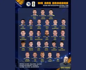 Imagem ilustrativa da imagem Bósnia é a primeira seleção a anunciar os convocados para a Copa do Mundo
