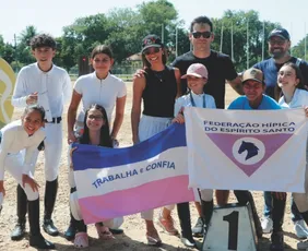 Imagem ilustrativa da imagem Joia capixaba brilha em evento de hipismo no Rio de Janeiro