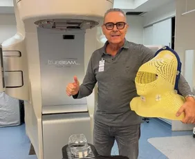 Imagem ilustrativa da imagem Luís Roberto mostra 'máquina da cura' em tratamento de neoplasia