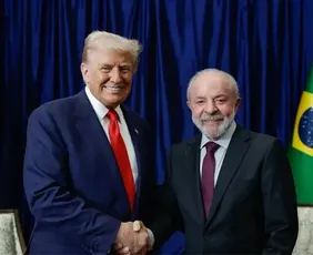 Imagem ilustrativa da imagem Lula enviou mensagem de solidariedade a Trump, diz Alckmin sobre tiroteio