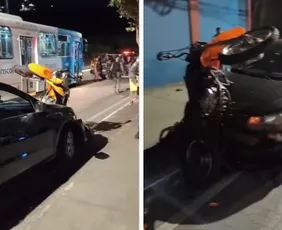 Imagem ilustrativa da imagem Motociclista que empinava moto morre após colidir contra veículo parado