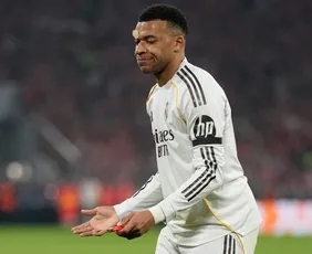 Imagem ilustrativa da imagem Real Madrid confirma lesão de Mbappé a menos de dois meses para a Copa