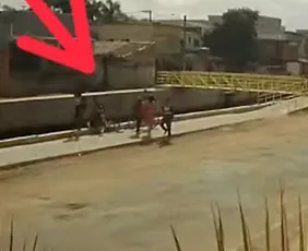 Imagem ilustrativa da imagem Adolescente cai em valão quando seguia de bicicleta para escola