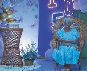 Imagem ilustrativa da imagem Aos 105 anos, moradora do ES diz que "come de tudo, mas evita gordura"