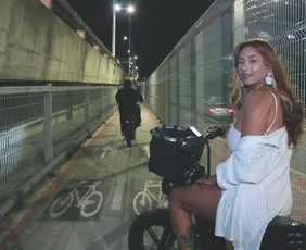 Imagem ilustrativa da imagem Bike elétrica vira opção para atravessar a Terceira Ponte mais rápido