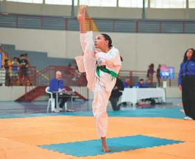 Imagem ilustrativa da imagem Capixaba de 12 anos conquista ouro no Open Sudeste de Taekwondo