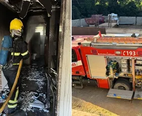 Imagem ilustrativa da imagem Carregador de celular provoca incêndio e destrói casa no ES