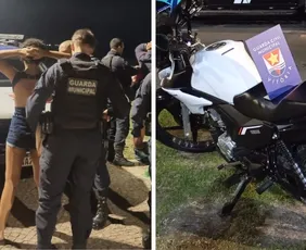 Imagem ilustrativa da imagem Casal é preso com motocicleta furtada e drogas durante o primeiro encontro