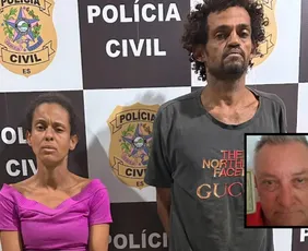 Imagem ilustrativa da imagem Casal é preso por matar idoso, roubar carro e esconder corpo no Sul do ES