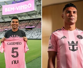 Imagem ilustrativa da imagem Casemiro é anunciado por time de Messi nos EUA