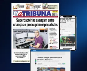 Imagem ilustrativa da imagem Confira os destaques do jornal A Tribuna desta quarta-feira