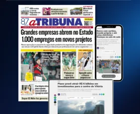 Imagem ilustrativa da imagem Confira os destaques do jornal A Tribuna desta quinta-feira