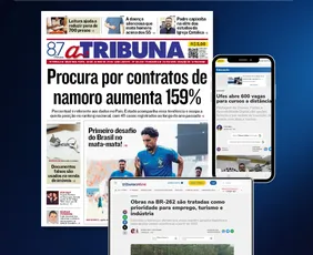 Imagem ilustrativa da imagem Confira os destaques do jornal A Tribuna desta segunda-feira