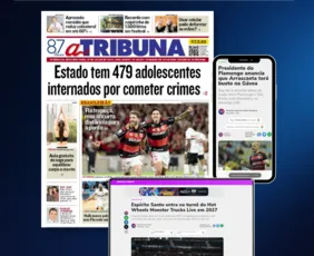 Imagem ilustrativa da imagem Confira os destaques do jornal A Tribuna desta segunda-feira