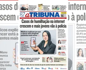 Imagem ilustrativa da imagem Confira os destaques do jornal A Tribuna desta sexta-feira