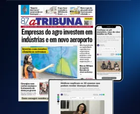 Imagem ilustrativa da imagem Confira os destaques do jornal A Tribuna desta sexta-feira