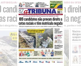 Imagem ilustrativa da imagem Confira os destaques do jornal A Tribuna desta terça-feira