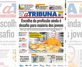 Imagem ilustrativa da imagem Confira os destaques do jornal A Tribuna deste domingo