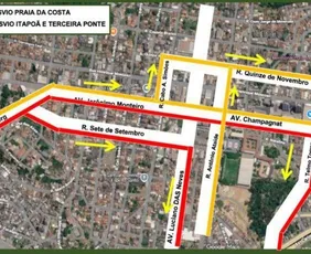 Imagem ilustrativa da imagem Demolição de ponte muda trânsito em Vila Velha na próxima semana