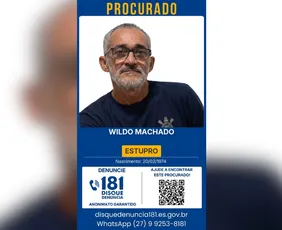 Imagem ilustrativa da imagem Disque-Denúncia pede ajuda para localizar homem condenado por estupro no ES